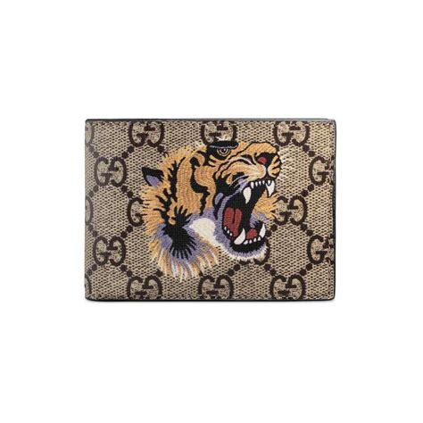 gucci wallet with tigers|gucci tiger button up.